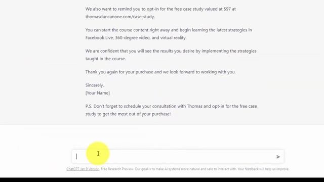Generating a Welcome E-Mail | ChatGPT for Internet Marketers смотреть онлайн