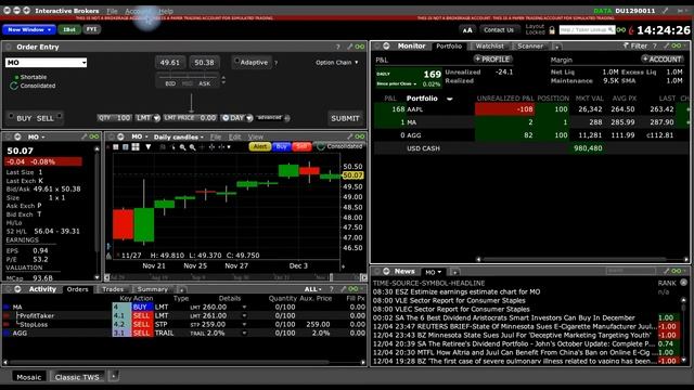 Как настроить торговый терминал TWS от Interactive Brokers? смотреть онлайн