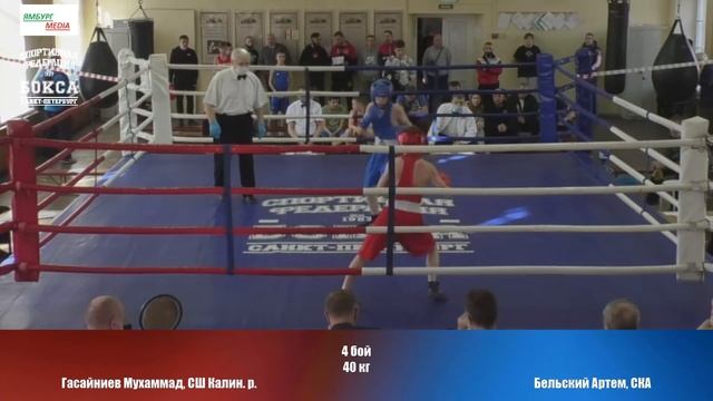 40 кг Гасайниев Мухаммад, СШ Калин  р  Бельский Артем, СКА