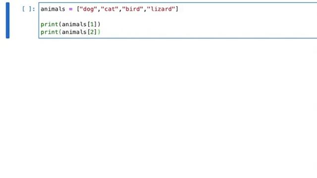 Python Accessing elements in a list смотреть онлайн
