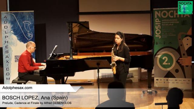 Prelude, Cadence et Finale (Alfred Desenclos) - BOSCH LOPEZ, Ana (Spain) смотреть онлайн