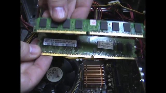 Распаковка и тестирование оперативной памяти DDR2 из Китая (Aliexpress) смотреть онлайн