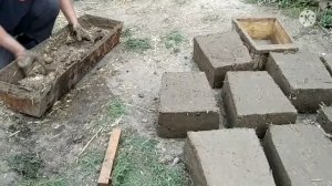 Как сделать саман своими руками. Делаем саман. Саманные блоки.