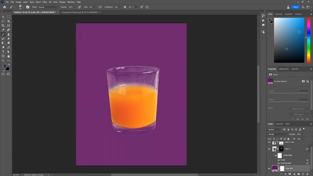 Remove background from Transparent Objects | Remove Glass Background | In Photoshop смотреть онлайн