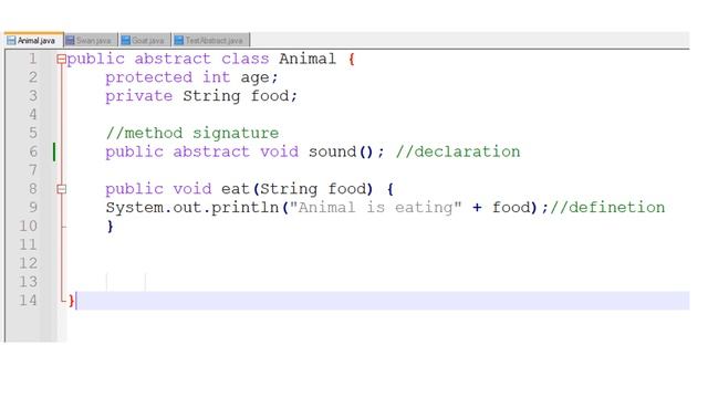 Abstract Class and Method in Java смотреть онлайн