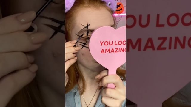 Хэллоуинский макияж за 1 минуту смотреть онлайн