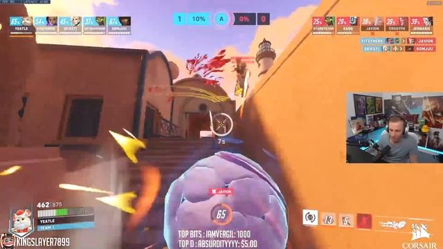 I SPECTATED THE BEST WRECKING BALL IN OVERWATCH 2!! смотреть онлайн