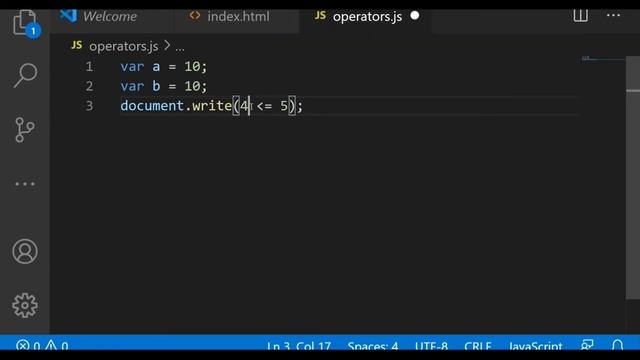 Javascript Tutorial Basics: Part6 Operators #2 Comparison and Logical Operators смотреть онлайн