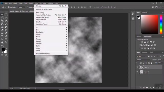 How to make a marble texture in Photoshop in less than 5 minutes смотреть онлайн