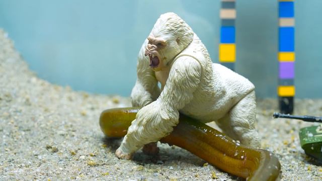 Kong Stopped Giant Octopus Sea Monster Attack Lego City Causing Flood Disasters - LEGO FLOOD Action