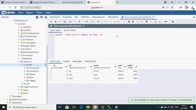 PostgreSQL Ders 10 Like Not Like Operatörleri смотреть онлайн