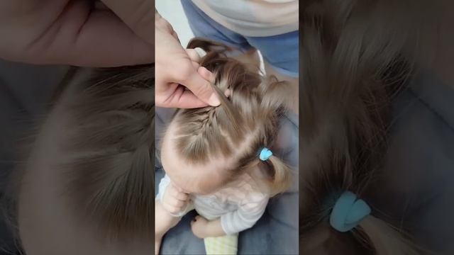 Простая косичка для малышки #shorts #косички #катюшины_косички #косички_для_маленьких #простые_косы смотреть онлайн