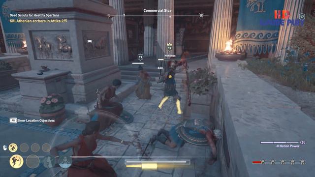 ASSASSIN'S CREED ODYSSEY ATTIKA - Quest Dead Scouts For Healthy Spartans - 5 Athenian Archers смотреть онлайн