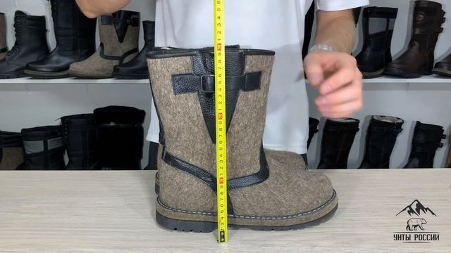 Унты России - сапоги мужские войлочные с мехом Лесник, валенки, войлочнорезиновая подошва, код 6000 смотреть онлайн