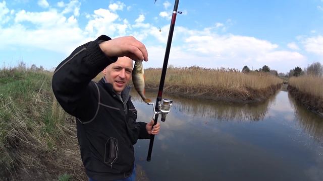 Попытка поймать карпа в канаве. смотреть онлайн