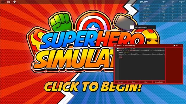 SUPERHERO SIMULATOR HACK SCRIPT | ROBLOX EXPLOITS смотреть онлайн