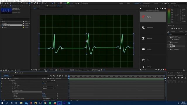 How to animate a heartbeat in After Effects | Animated heart rate monitor смотреть онлайн