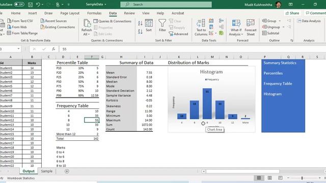 Statistics in Excel Tutorial 1.1. Descriptive Statistics using Microsoft Excel смотреть онлайн