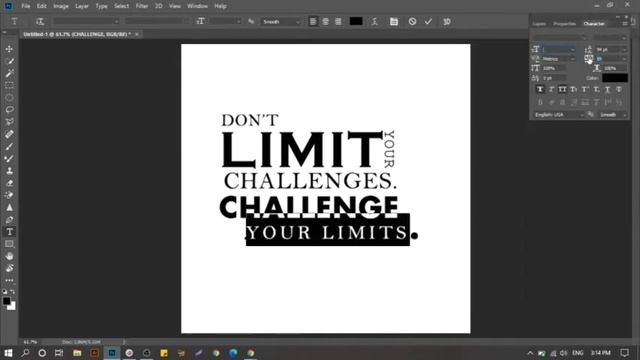 How To Make A Motivational Quote Design in Photoshop CC 2020 || Pro Level Studio смотреть онлайн