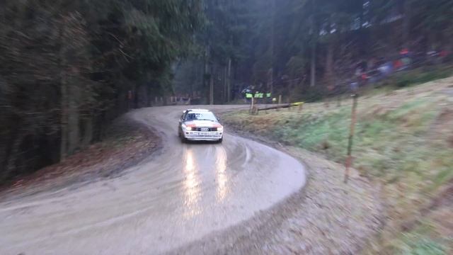 Jänner rallye 2024 SS6 Pierbach 2 Audi Quattro A2 action Marco MAURER - Patrik LUTZ. Amazing sound смотреть онлайн