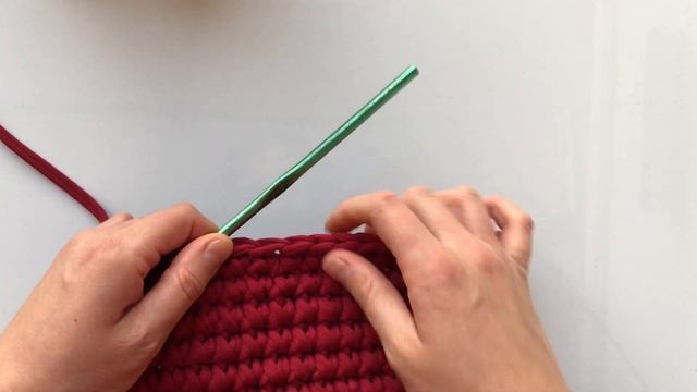 Часть 4. Вязаный рюкзак - вяжем тело рюкзака. смотреть онлайн