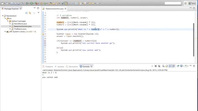 A Beginners Guide to Java Ep.2 - "Selection Statements" смотреть онлайн