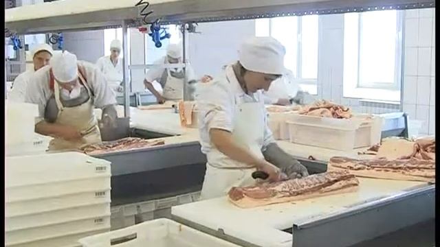 Колбаса "Докторская" от Черкашина - производство смотреть онлайн