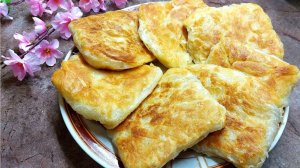 Вода, соль, мука и начинка. Хрустящая жареная самса с картошкой. Эту вкуснятину сметают со стола!