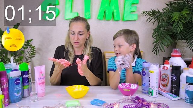 Как сделать Слайм из Легкого пластилина без Клея и без Тетрабората Слайм Челлендж смотреть онлайн