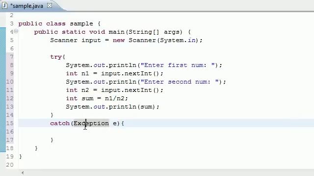 Java Programming Tutorial - 82 - Exception Handling смотреть онлайн
