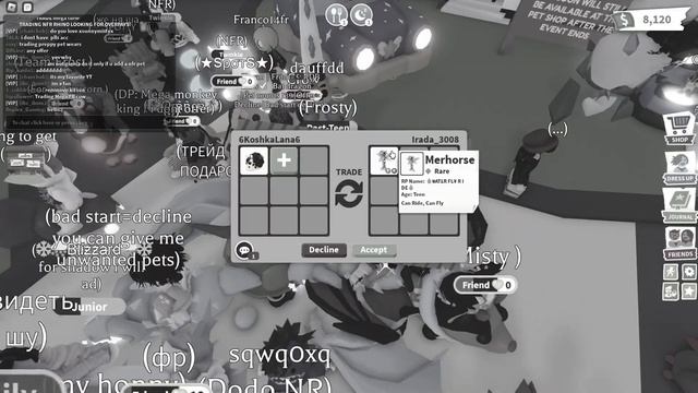 ТРЕЙДЫ НА 3 НОВЫХ ПЕТОВ В АДОПТ МИ | ШОК ТРЕЙДЫ | ЛОСЬ КРАШ смотреть онлайн