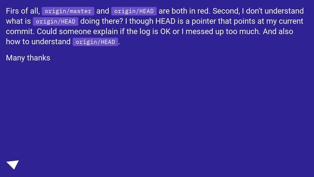 git: What does an extra item "origin/HEAD" mean смотреть онлайн