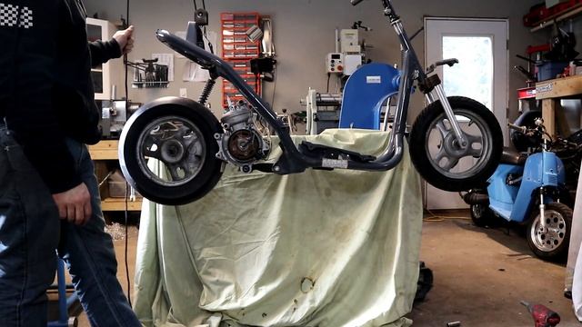 Honda Dio Stage6 AF18 Drag Build - Step 2, Install Bodywork - J's Garage