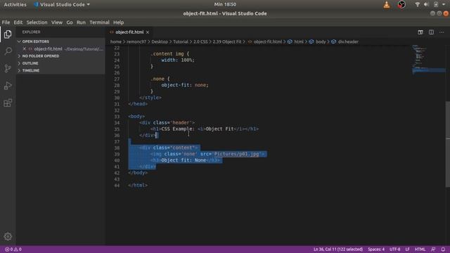 CSS Object Fit смотреть онлайн