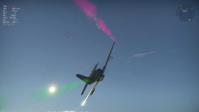 Acrobatic Smoke in War Thunder смотреть онлайн