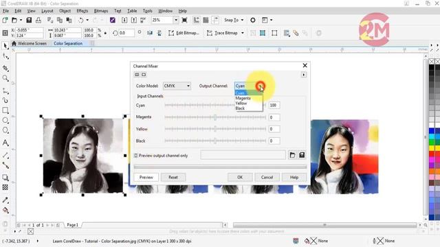 Learn CorelDraw Tutorial Color Separation смотреть онлайн