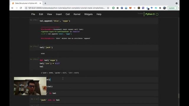 Dictionaries with Python ? смотреть онлайн