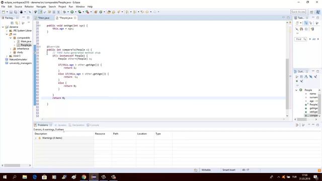 Java Comparable Interface - Collections Sort Metodu Kullanımı смотреть онлайн