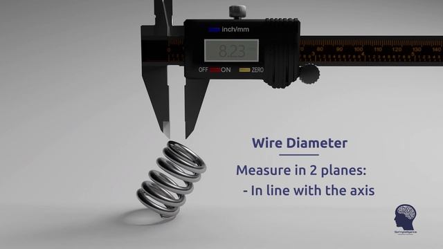 Measuring a Compression Spring using a Digital Vernier Caliper смотреть онлайн