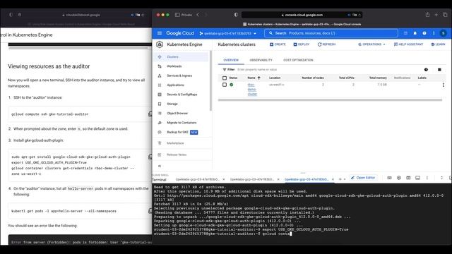 Qwiklabs | Using Role-based Access Control in Kubernetes Engine [GSP493] смотреть онлайн