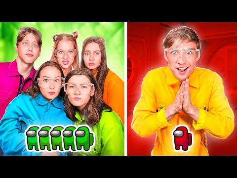 Among Us В Реальной Жизни со Светой Кемер и Энжи // Луномосик