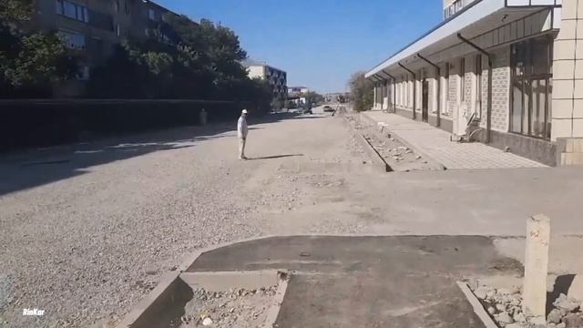 Кентау. ул.Толе би, бывшая Кирова. Ремонт дороги в сторону ул.Аль-Фараби, бывшая Добролюбова. смотреть онлайн