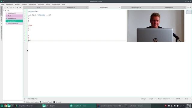 Build a LinuxFromScratch System Part 2: Scripted Partitioning & Formatting смотреть онлайн