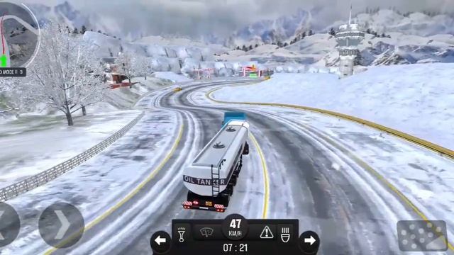 Oil tanker truck driving simulator I drive truck and deliver fuel on hill station I xyz gameplay Tv смотреть онлайн