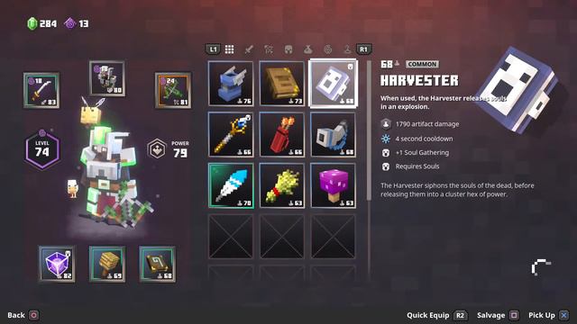 Easy win over Redstone Golem Minecraft Dungeons смотреть онлайн