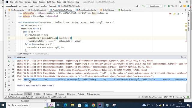 Spark Project to Convert Fixed Width Data Format to Dataframe смотреть онлайн
