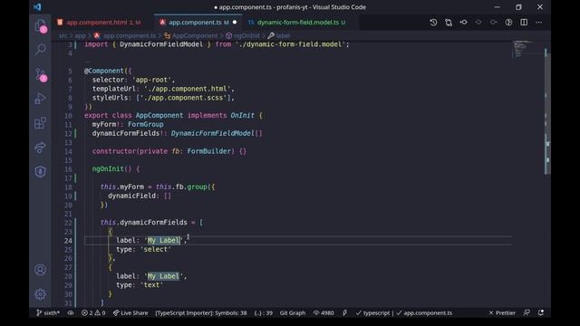 8. Angular Dynamic Form using Reactive Forms - Part 1 смотреть онлайн