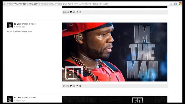 OUTPUT: LEVEL 2 - Display Google Plus Posts On Website смотреть онлайн