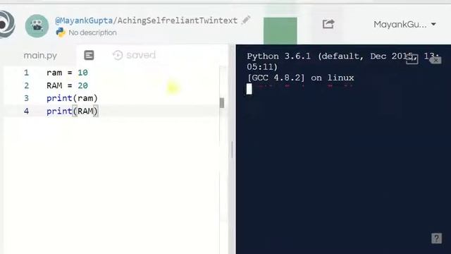 Variables in Python in English | Lecture 2 | Python Tutorial | Mayank Gupta смотреть онлайн