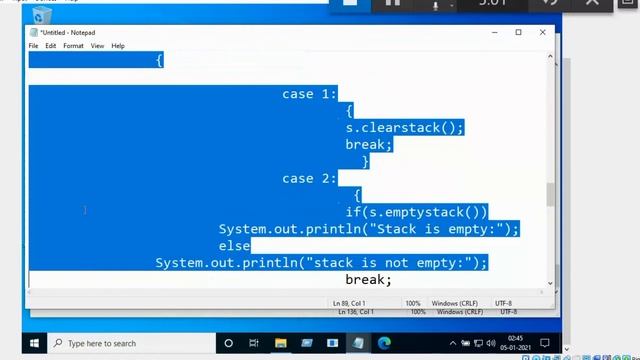 Stack implementation with arrays program in data structure lab смотреть онлайн